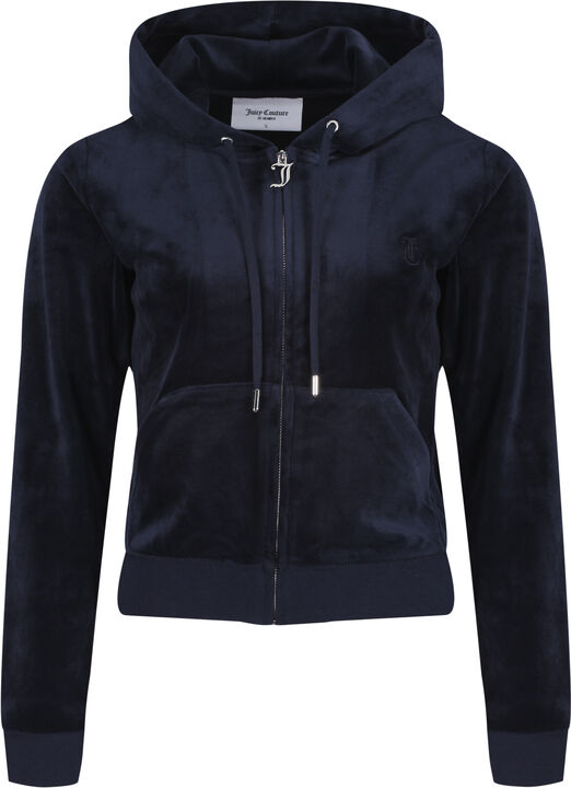 Robertson Classic Velour Zip Trough Hoodie