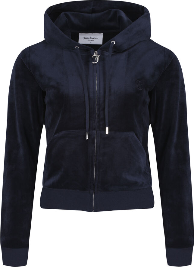 Robertson Classic Velour Zip Trough Hoodie