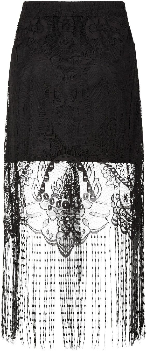 PCCLAIR HW ANKLE LACE TASSELS SKIRT