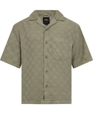 Van Doren Tencel Check Camp SS Shir