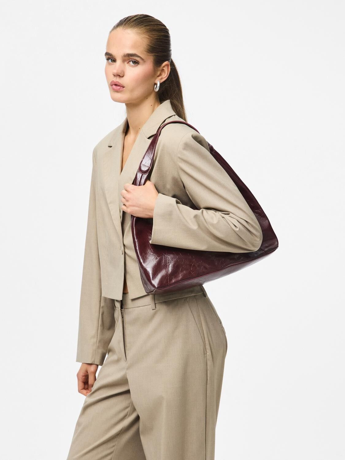 PCJOYE PATENT HOBO BAG D2D FSY