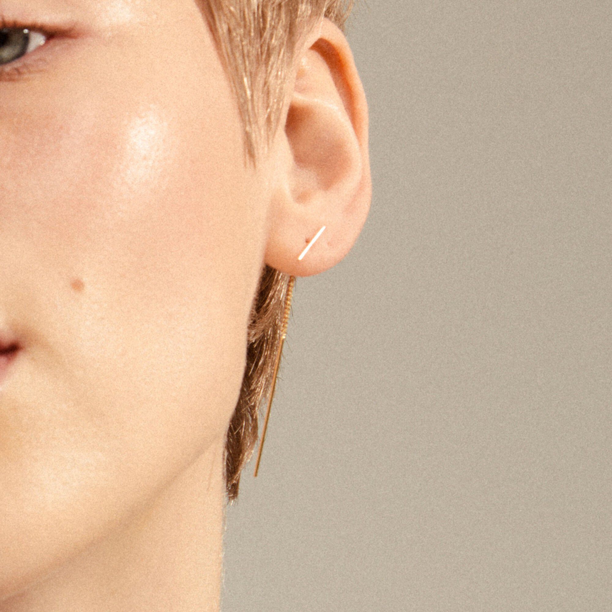 BRIELLE &oslash;reringe guldbelagt