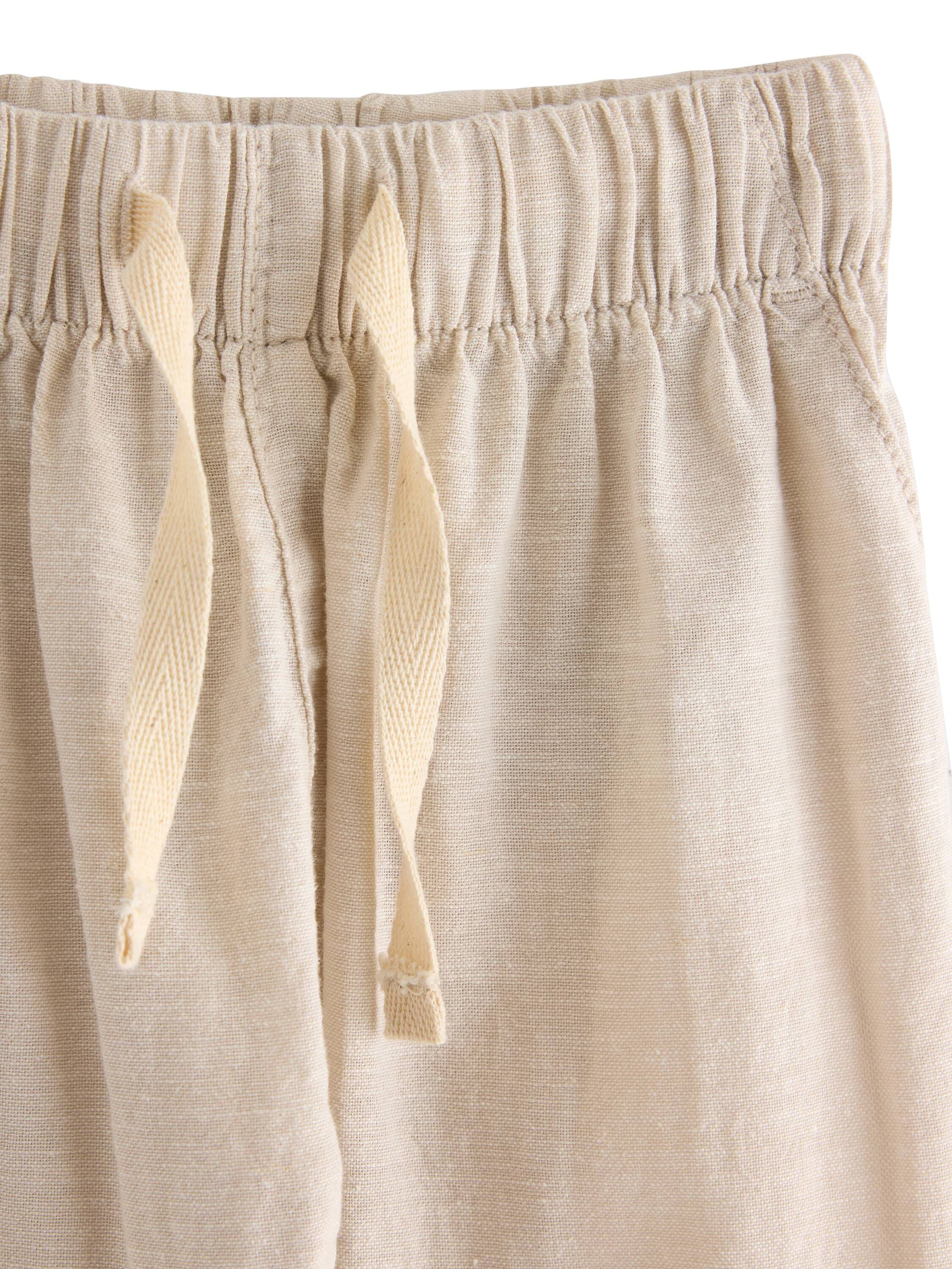Trousers linen blend