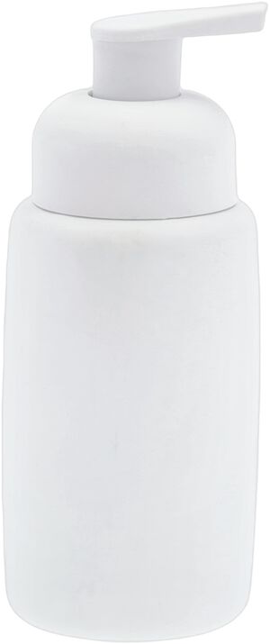 Sæbedisp. Mono hvid rubber coa