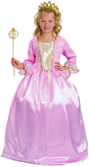 Dronning Superflot kjole Inkl diadem/krone