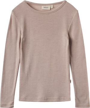 Langærmet Uld T-shirt
