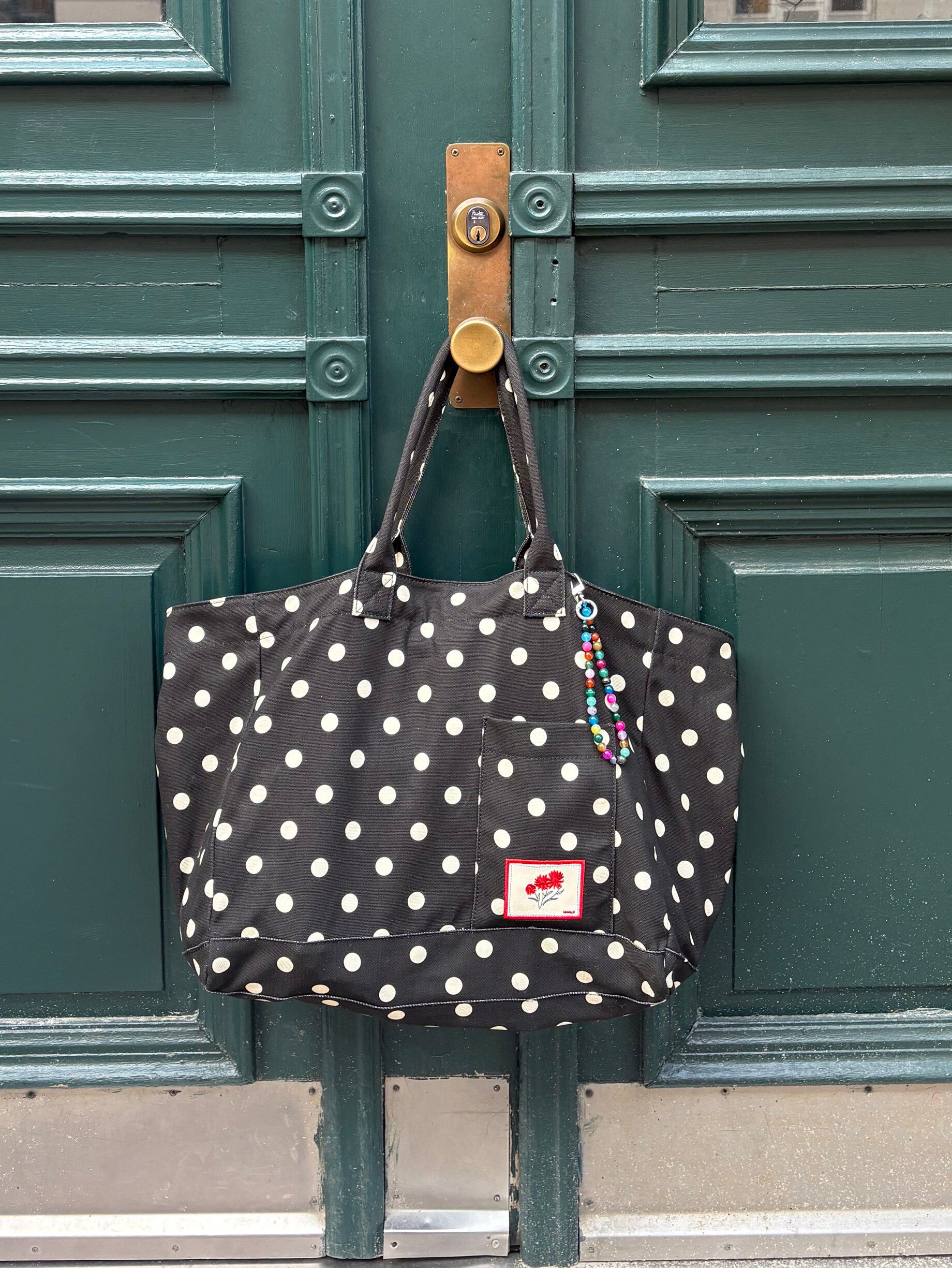 Polka Canvas Camila Bag