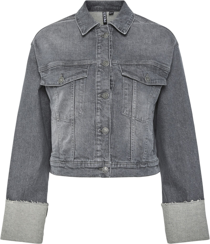 Pcpil Fold Up Denim Jacket
