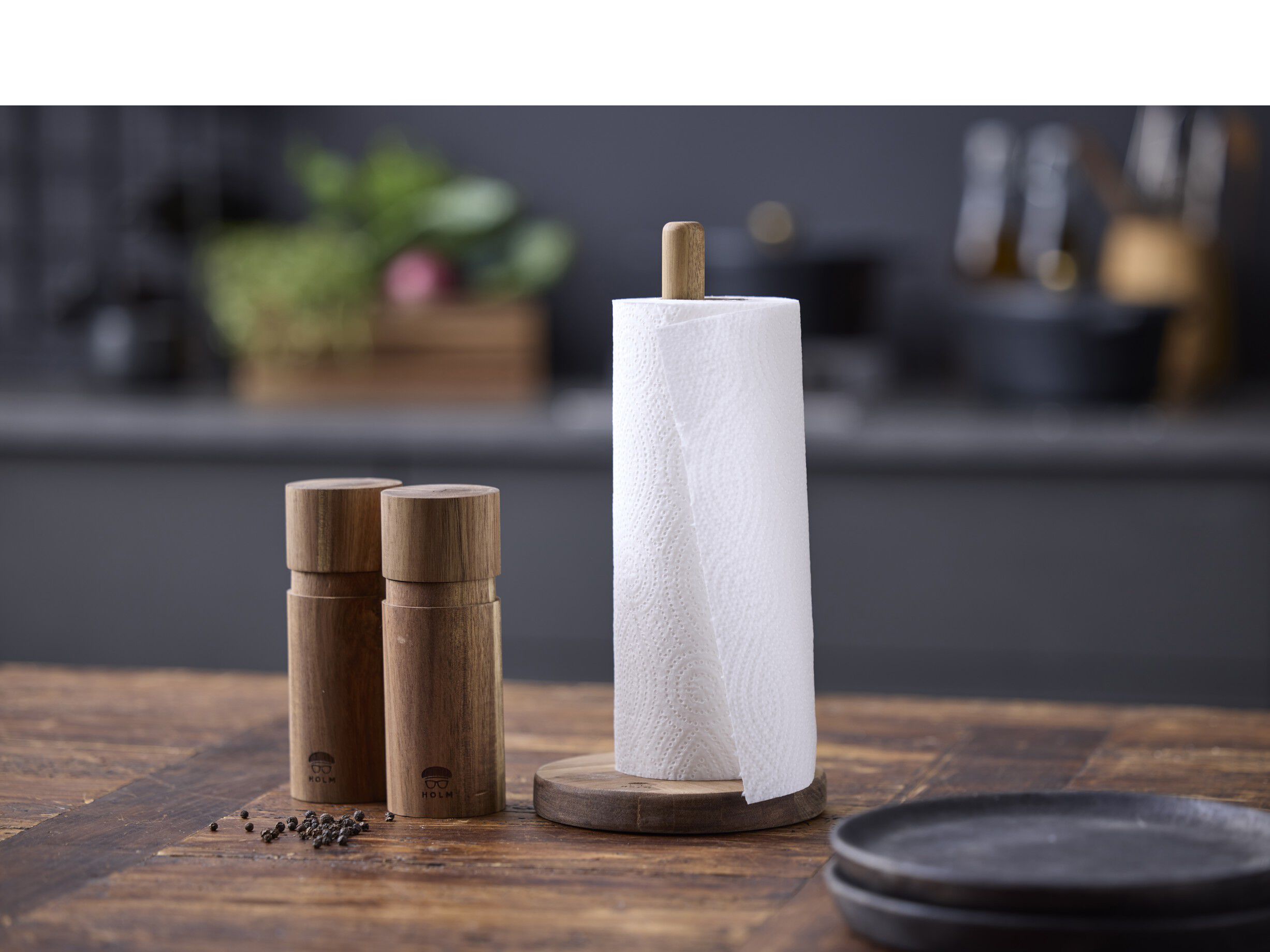 K&oslash;kkenrulleholder 28 cm Akacietr&aelig; HOLM