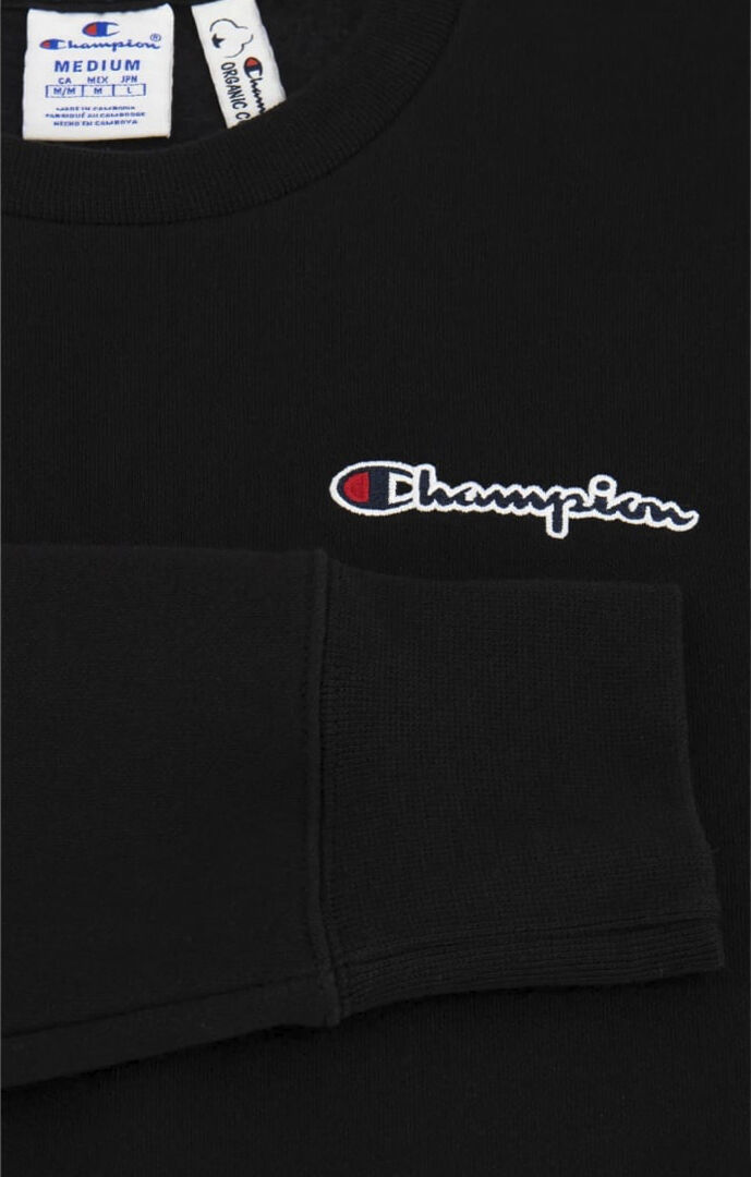 Organic Cotton Blend Small Script Logo sweatshirt