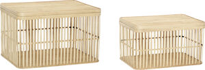 Cheery Baskets Natural set of 2