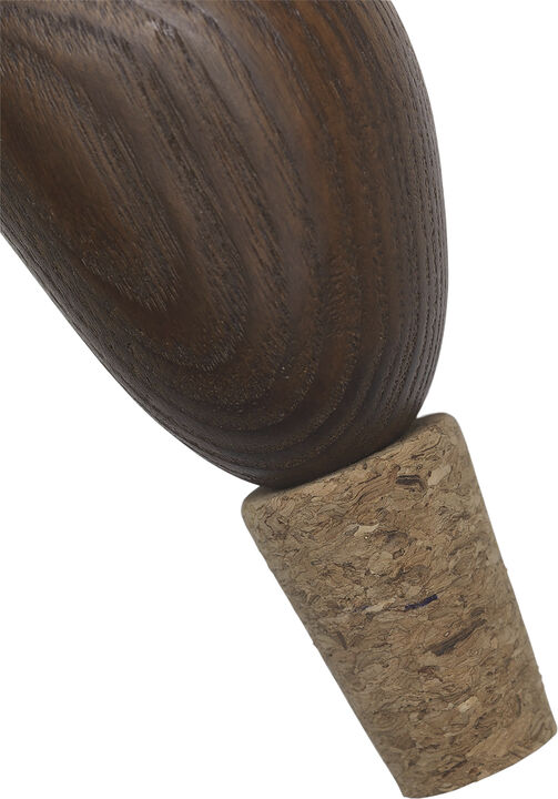 Cairn Wine Stoppers - Set of 2 - Dark Brown