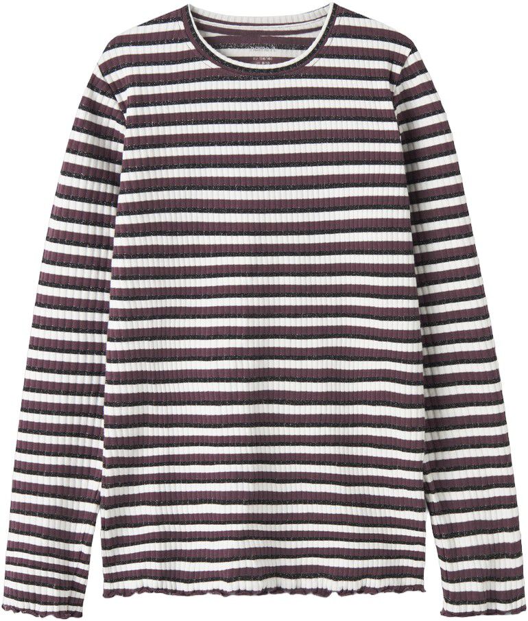 Nkfvemma Glitter Ls Slim Top