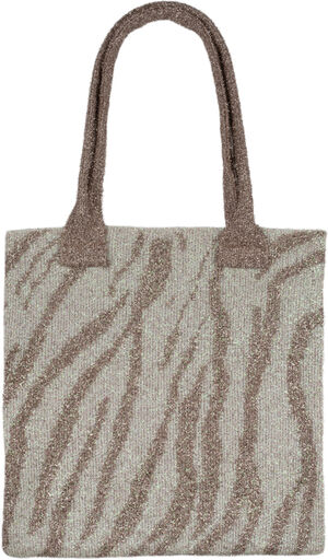 Zebra Glitter Bag