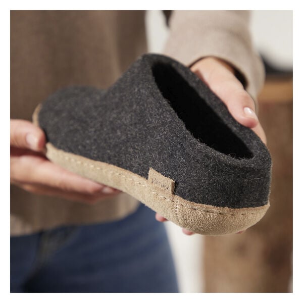 Glerups Tøffel med skindsål