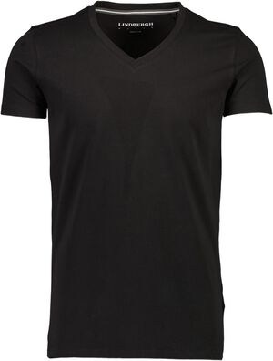 T-shirt med V-hals