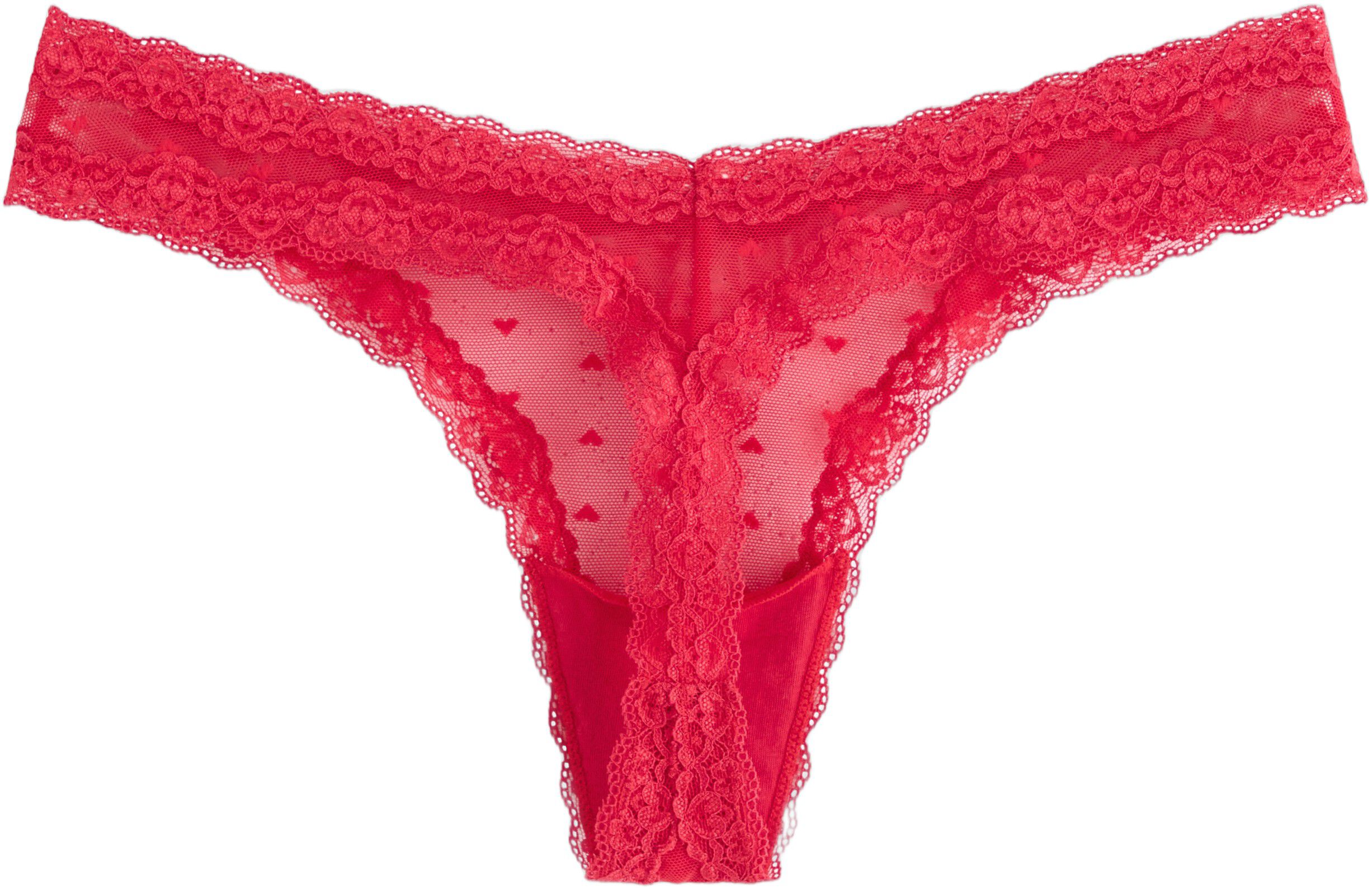 Bl&oslash;de trusser med g-streng og lav t