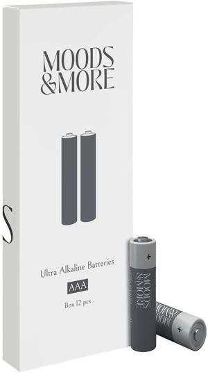 MM AAA Battery, 1,5V, 1000mAh, 12-pack