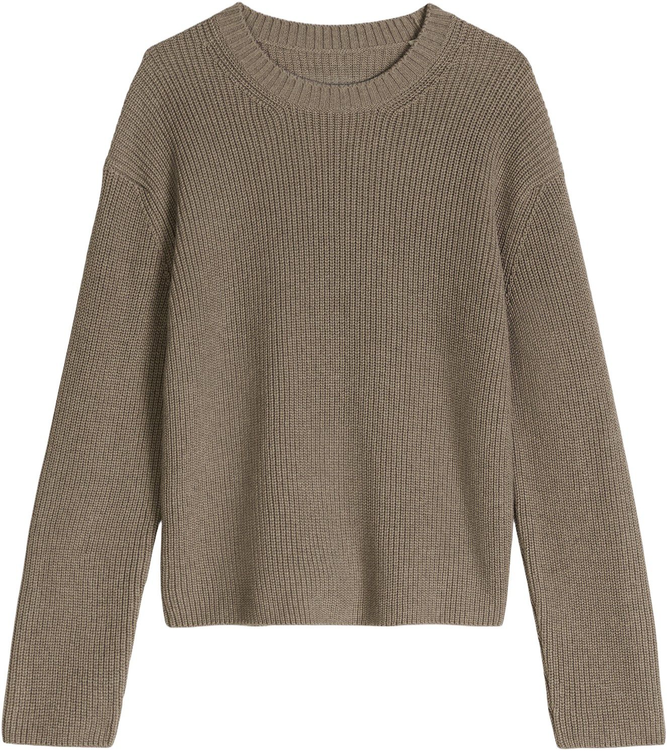 Pullovers, LSL, Round-Neck, Slits