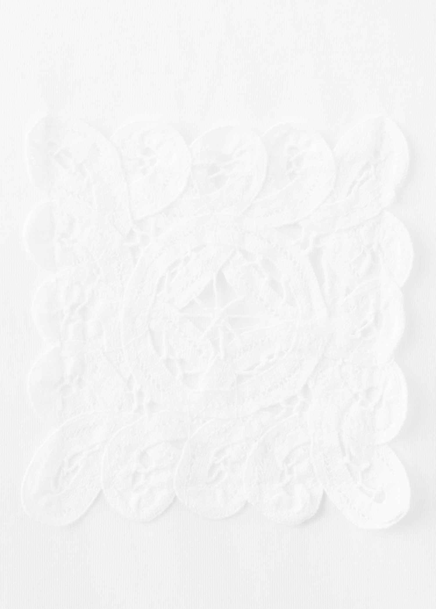 Embroidered cotton T-shirt