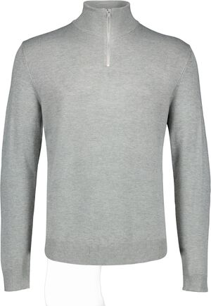 Ecovero half zip L/S knit