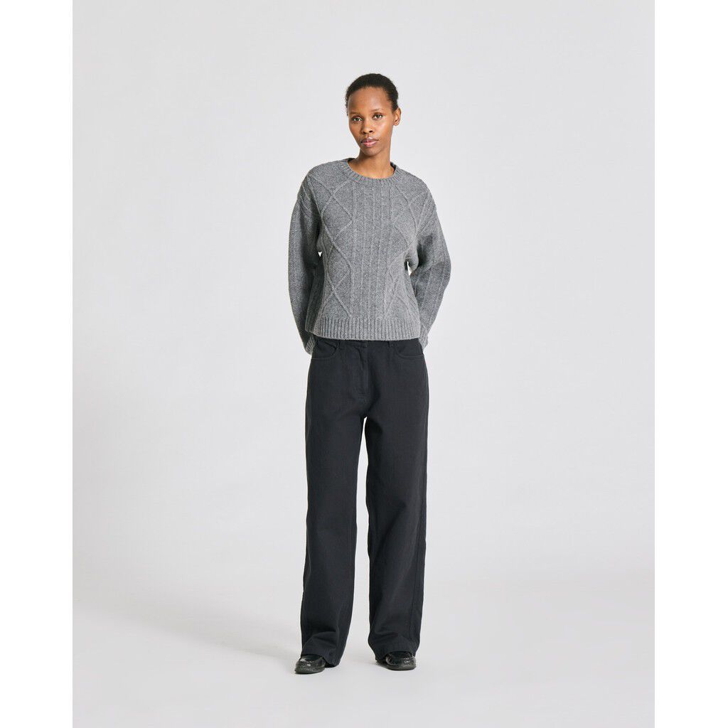 Carina L/S Pullover Lambswool Knit
