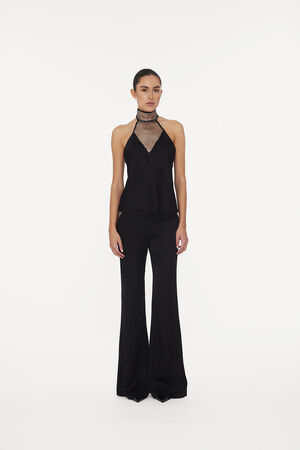 HALTERNECK SLEEVELESS TOP