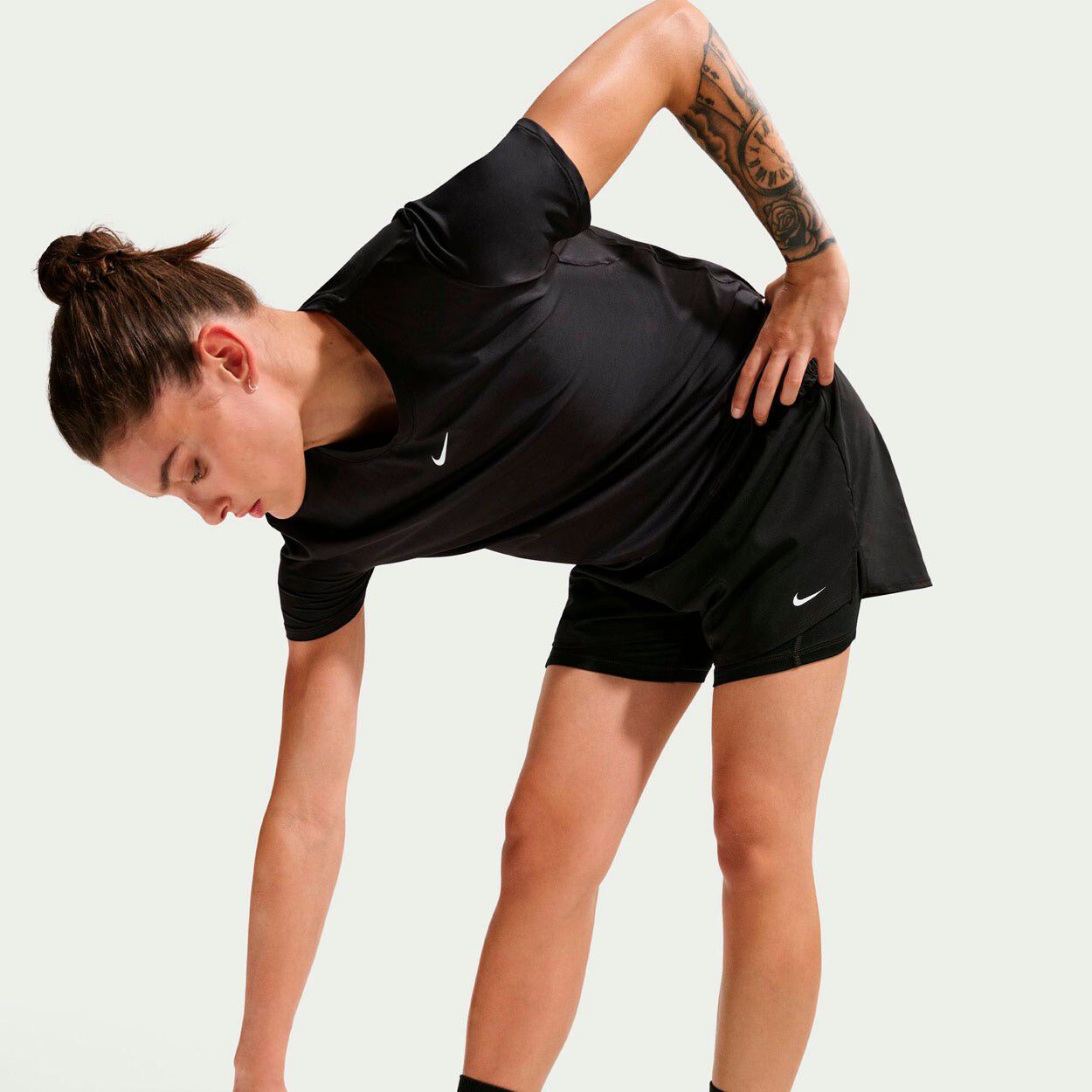 Dri-FIT One High-Waist 3" 2-i-1 Tr&aelig;nings Shorts