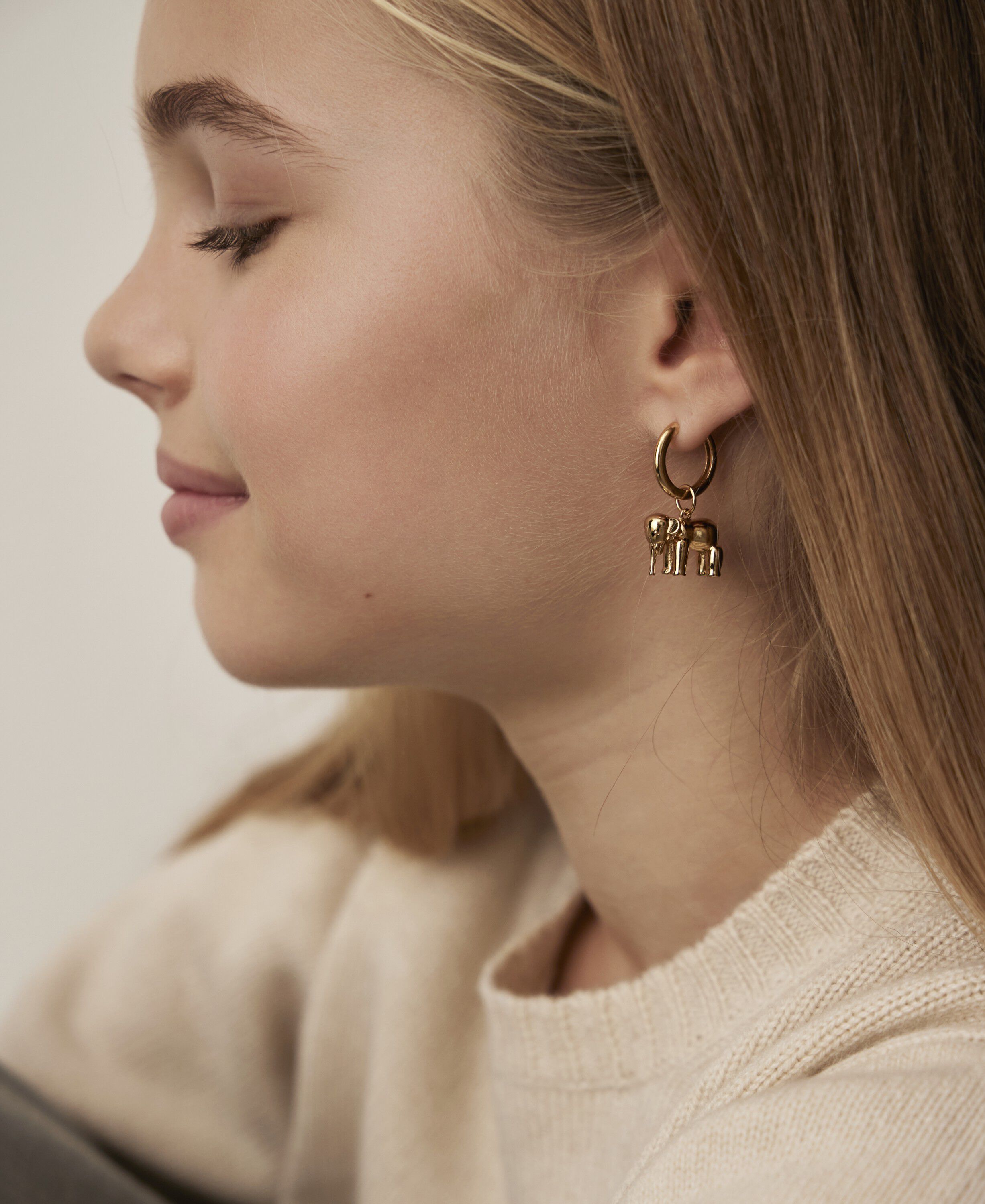 &Oslash;reringe i s&oslash;lv. 15 mm til Kay Bojesen Jewelry vedh&aelig;ng