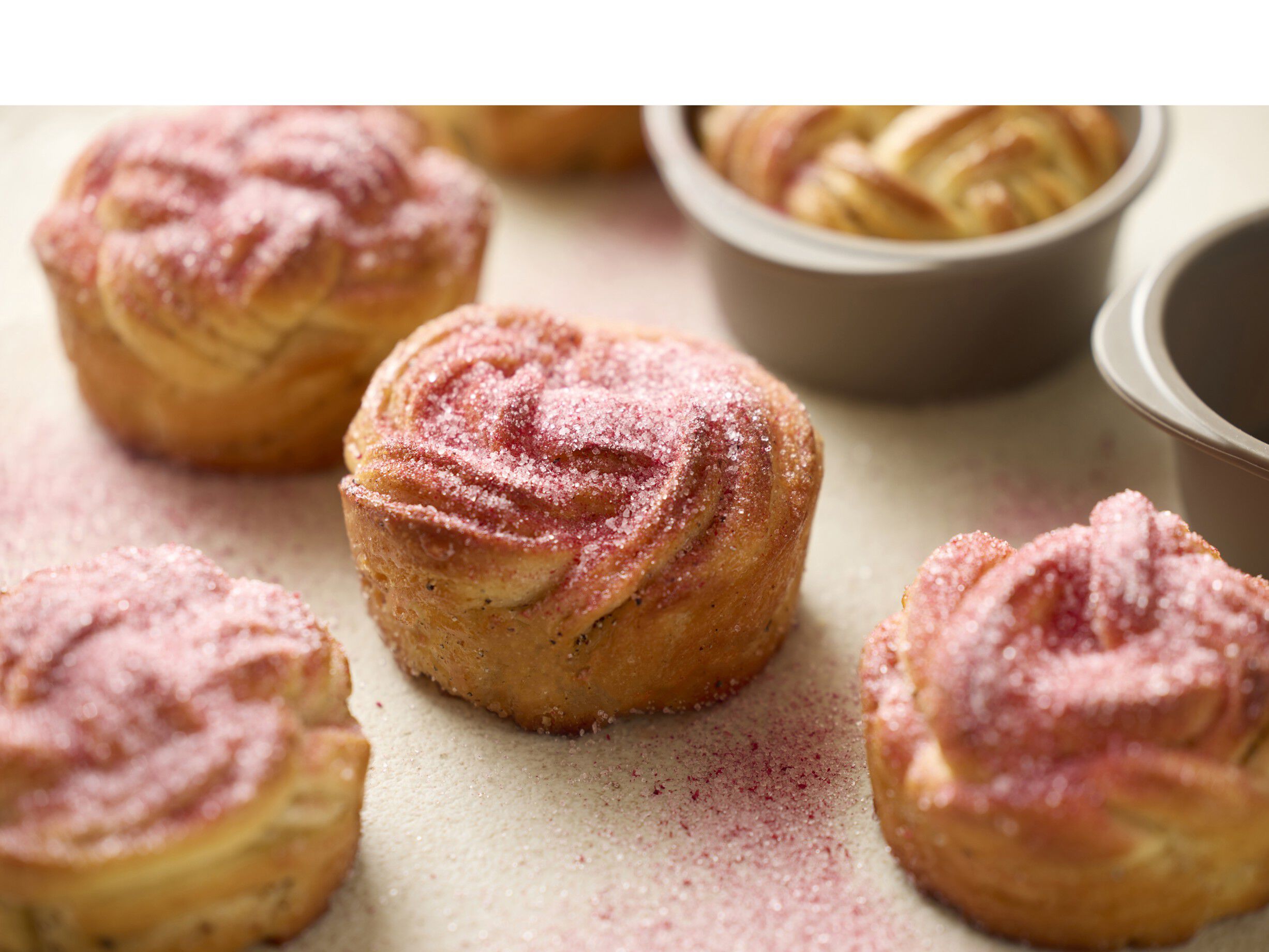Muffin-/Snurreform 6 stk. Latte Silikone