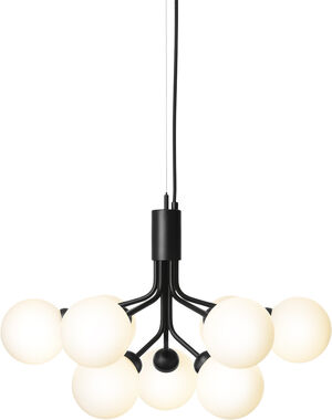 Apiales 9, satin black / opal