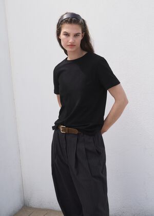 Cotton short-sleeved t-shirt