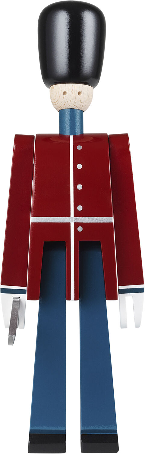 Officer med sabel lille r&oslash;d/bl&aring;/hvid