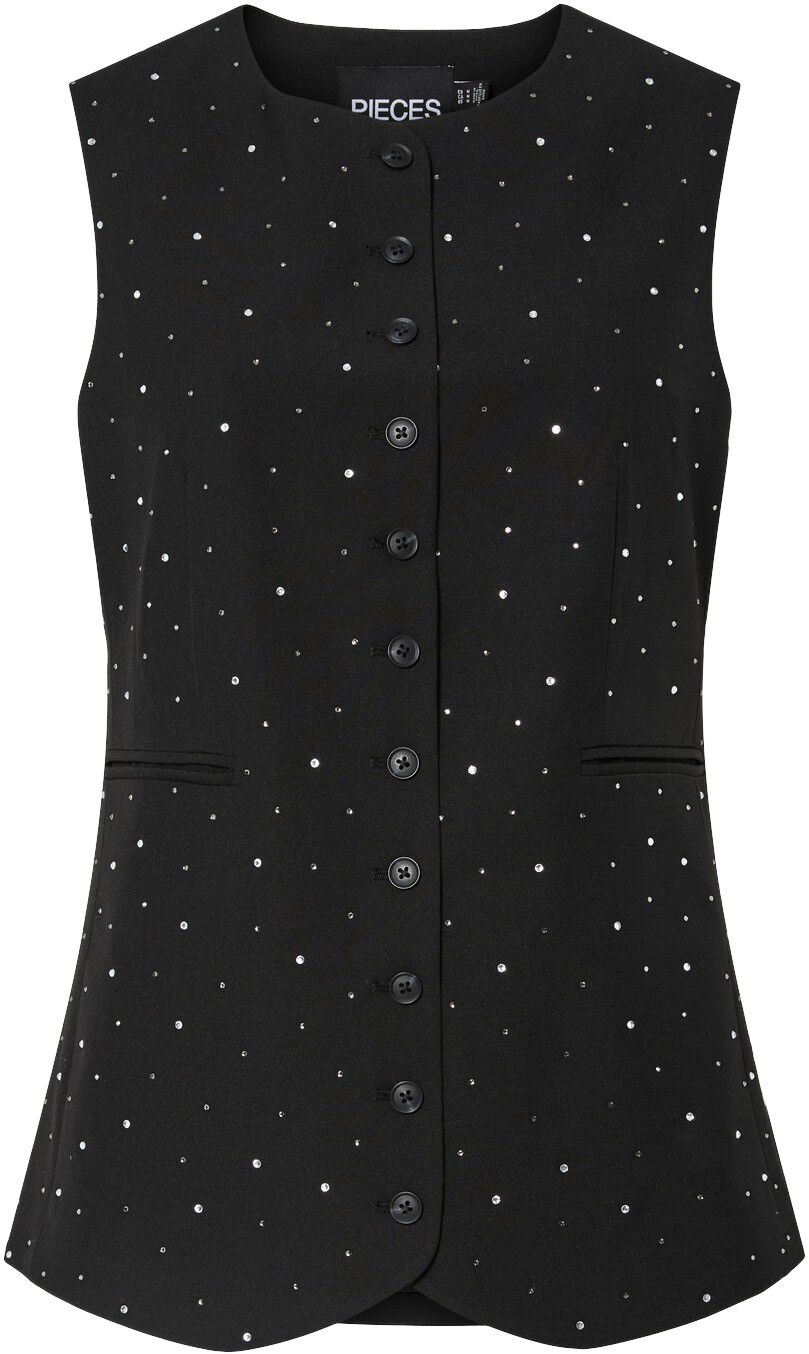 PCMICHELLE RHINESTONE WAISTCOAT