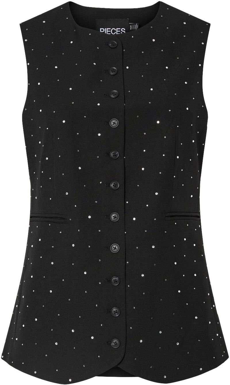 Pcmichelle Rhinestone Waistcoat