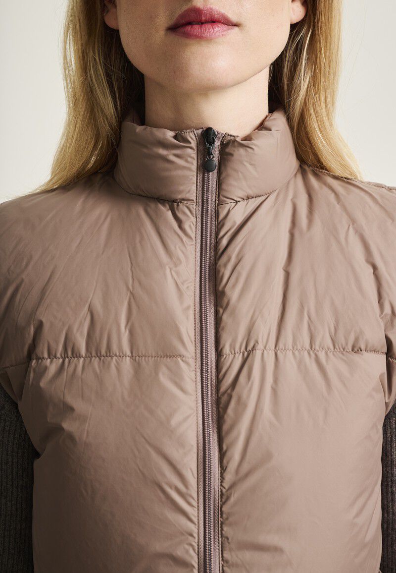 Feather down kort vest