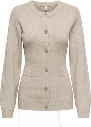 ONLKATIA LS FITTED ONECK CARDIGAN C