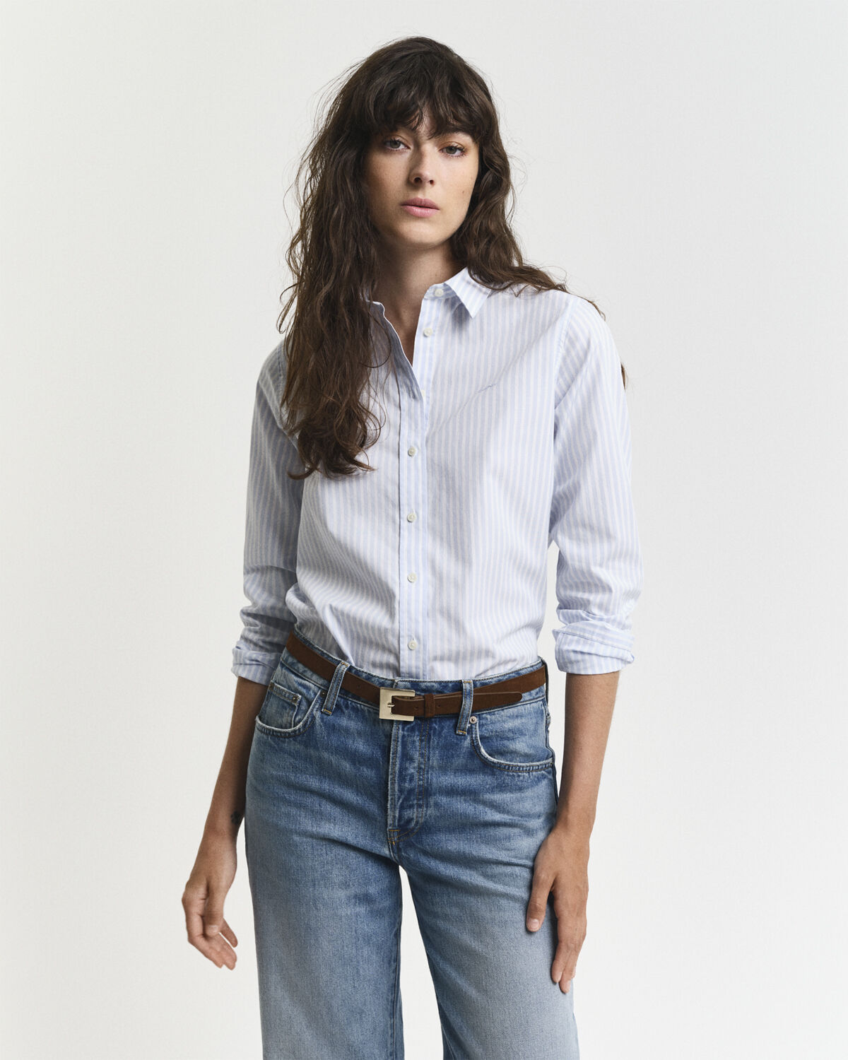 REG CLASSIC POPLIN STRIPED SHIRT