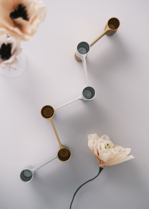 LINK, CANDLE HOLDER, POLISHED ALUMINIUM, 11060P