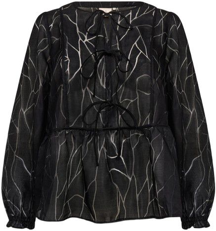 Curvy WA-SANNA 1 Bluse Sort