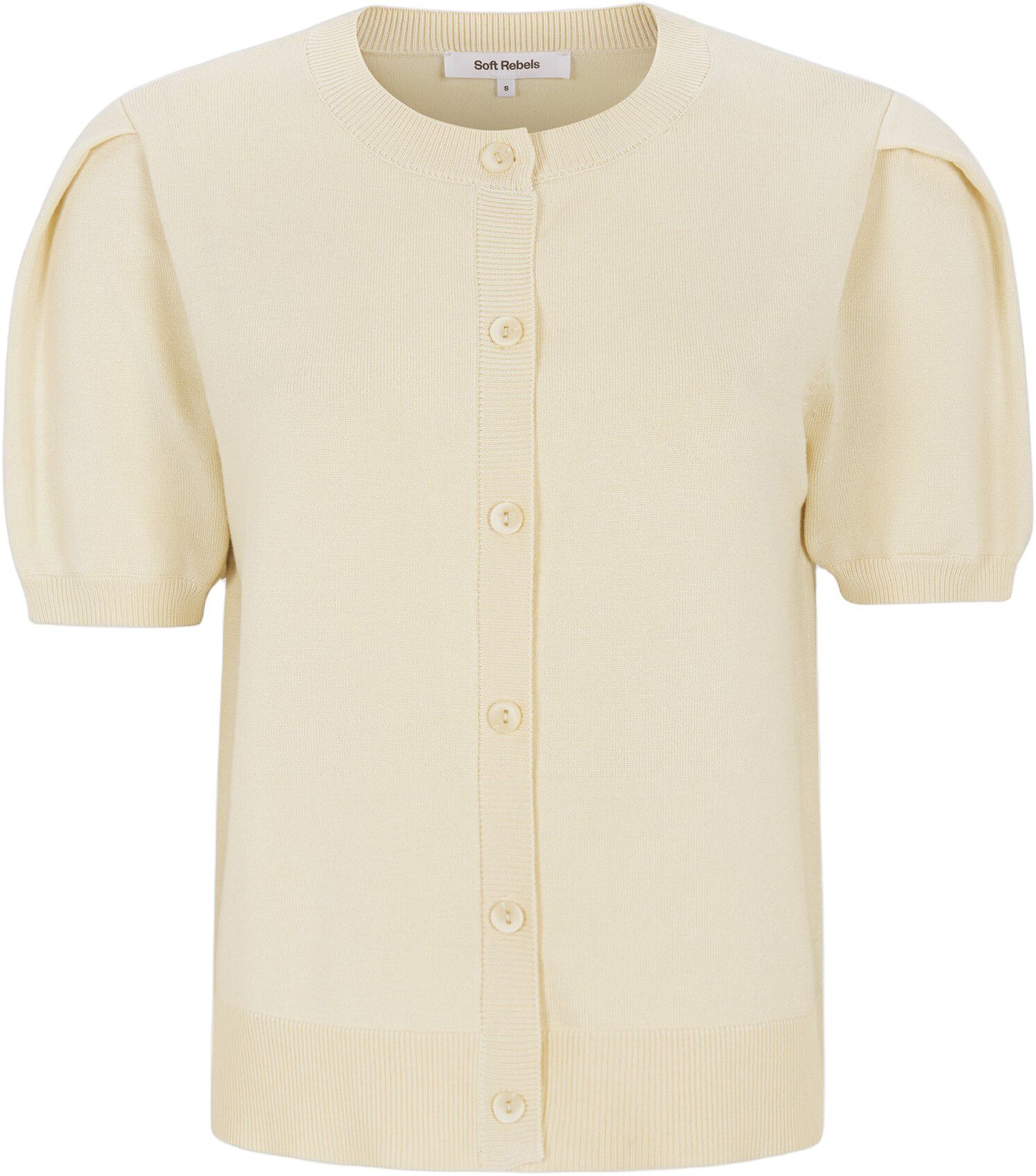 SRMarla SS O-neck Cardigan Knit