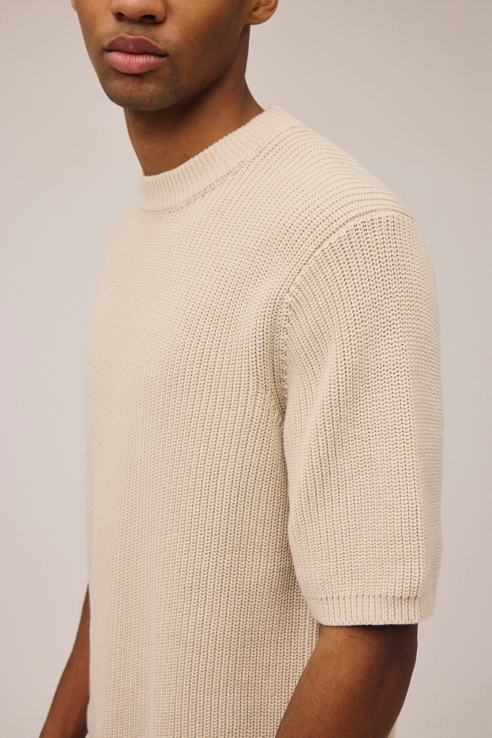 Nylan fishermans knit t-shirt - Organic GOTS