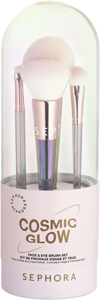 Cosmic Glow ansigts- og &oslash;jenpensels&aelig;t - Pensels&aelig;t til ansigt og &oslash;jne