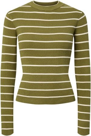 PCMIRA NEW LS O-NECK KNIT NOOS BC