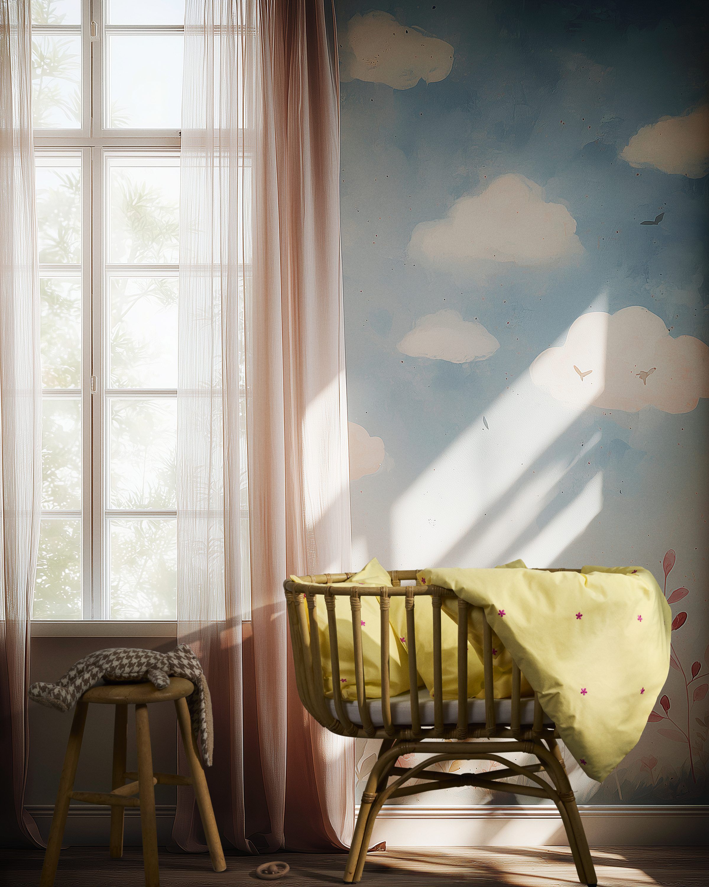 Daisy Senget&oslash;j Baby 70x100 cm gul