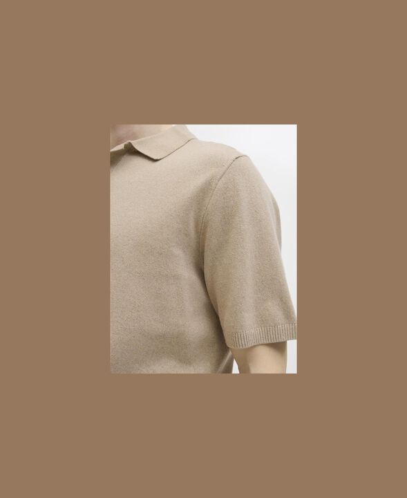 JREBCALLUM KNIT POLO SS