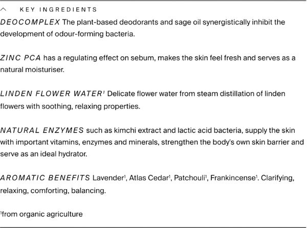 Organic Deodorant Spray, 50 ml.