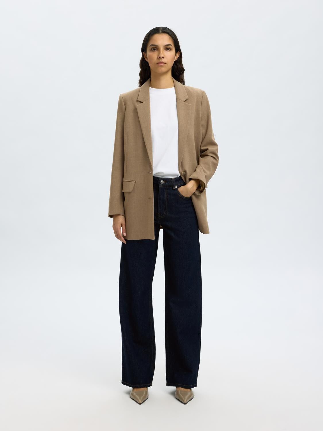 SLFWIDE BEA-KORI HW JEANS NOOS