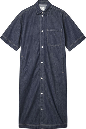 Cosy Denim Violet Dress
