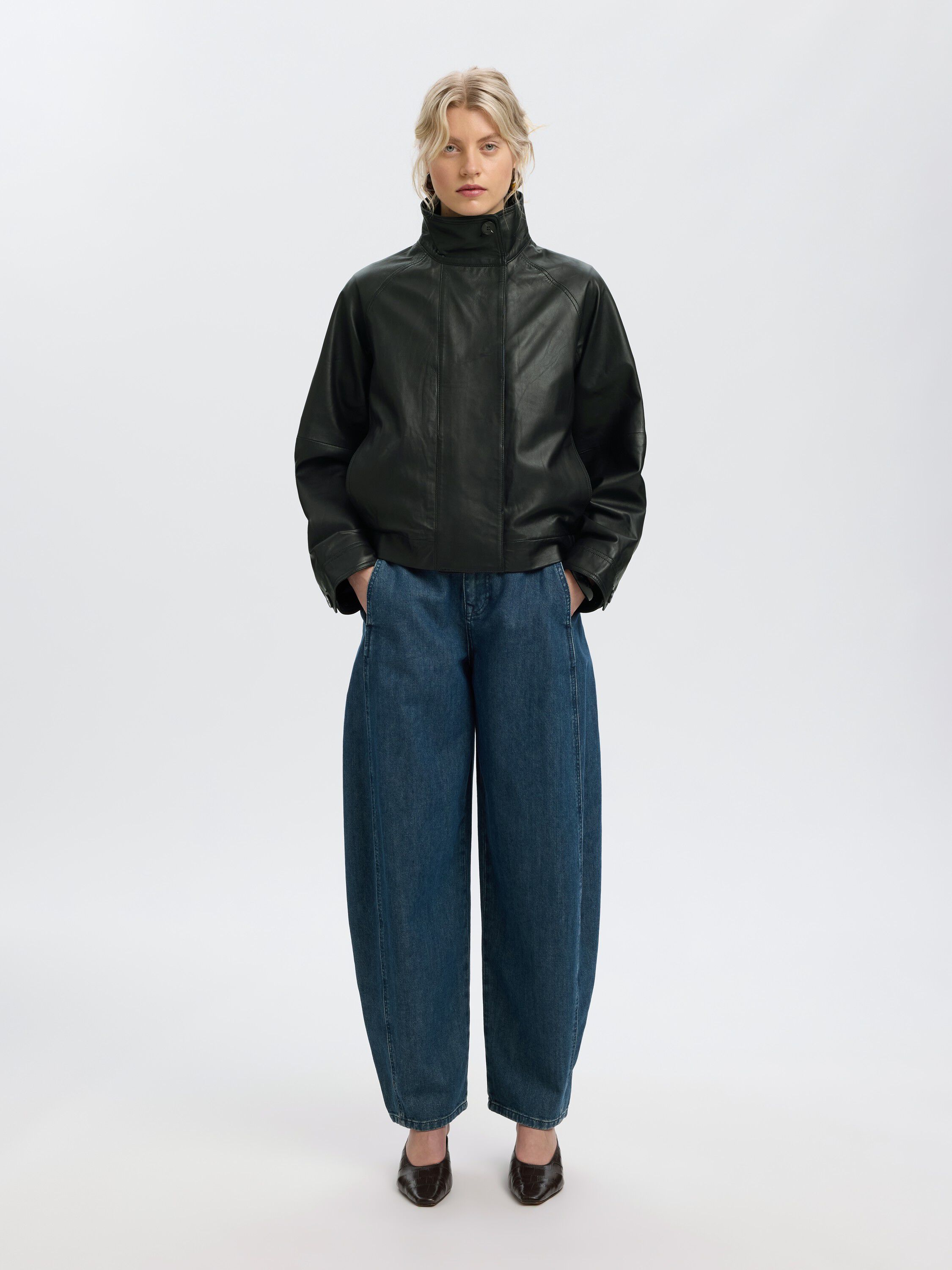 Slwzenia Leather Jacket
